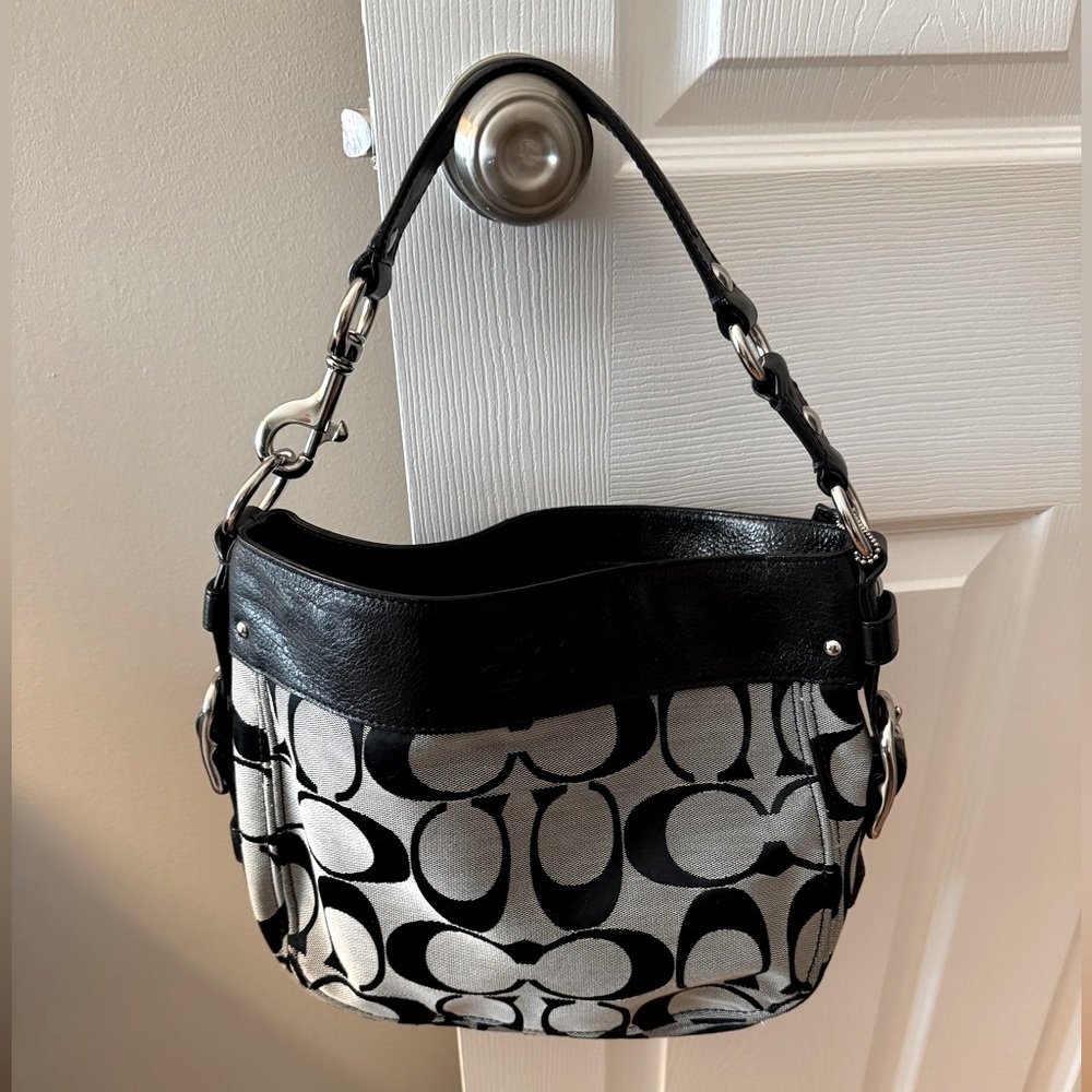 🖤 Coach Zoe Signature Logo F12657
